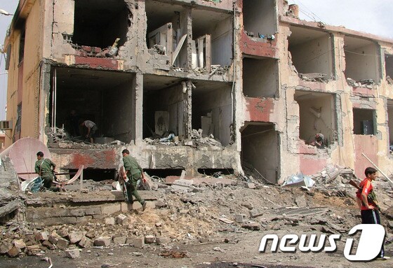 시리아 북동부 도시 데이르에조르. (자료사진) © AFP=뉴스1
