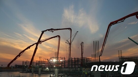 사우디아라비아 주베일 산업단지의 사다라 석유화학 공장/ 사진 제공=대림산업© News1