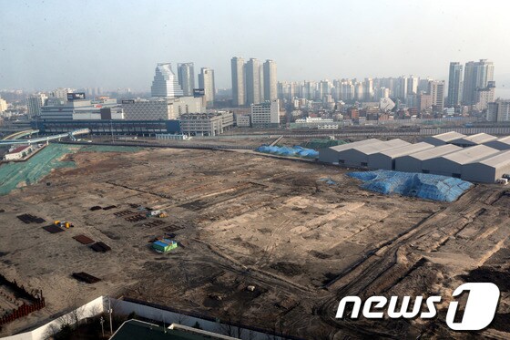 용산역 철도정비창 부지 모습. (뉴스1 자료사진)© News1