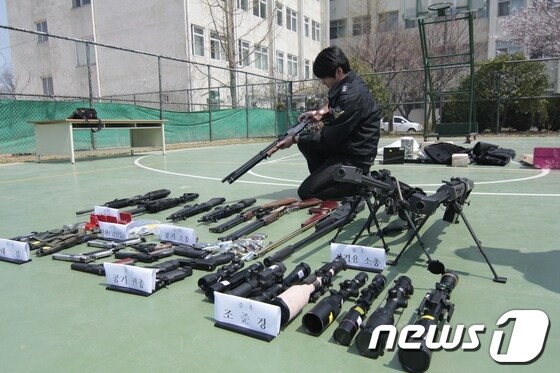 불법 무기 자료사진.(사진은 기사 내용과 무관함) / 뉴스1 © News1 DB