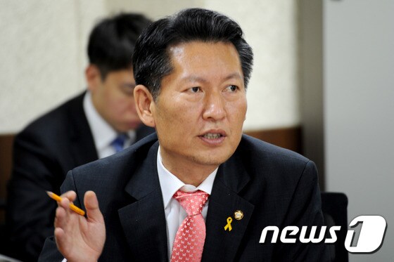 정청래 새정치민주연합 의원. 2014.10.10/뉴스1 © News1 윤창완 기자