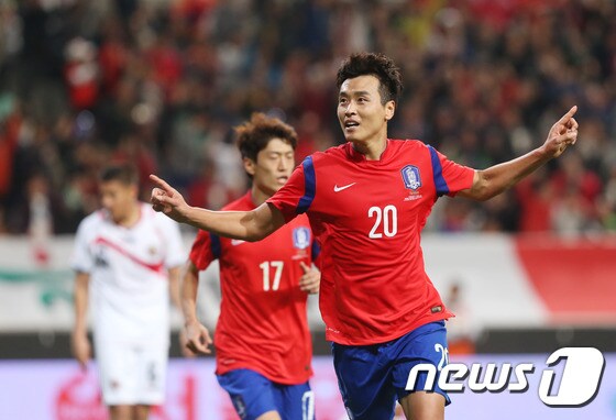 이동국은 국가대표팀에서도 A매치 105경기에 출전했다.  © News1 송원영 기자