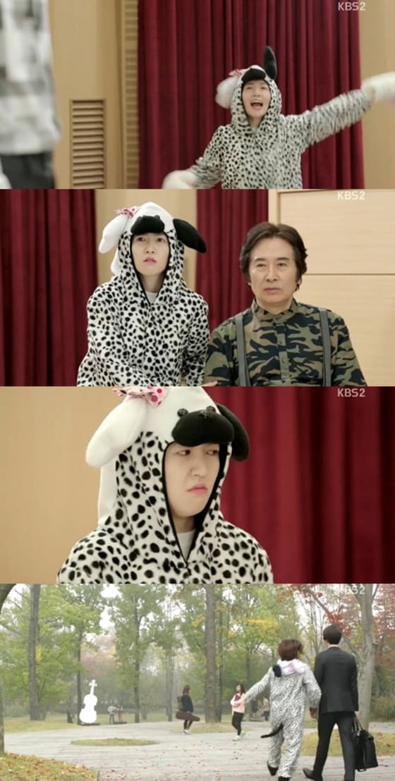 '내일도 칸타빌레' 심은경이 주원만을 위한 귀여운 강아지로 변신했다. © KBS2