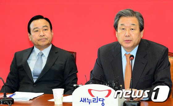 김무성 새누리당 대표.(오른쪽). 2014.10.22/뉴스1 © News1 박세연 기자