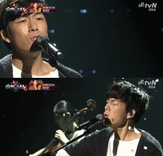 지난 24일 밤 11시 방송된 Mnet ´슈퍼스타K6´에서 곽진언의 ´소격동´ 무대가 공개됐다. © Mnet ´슈퍼스타K6' 캡처