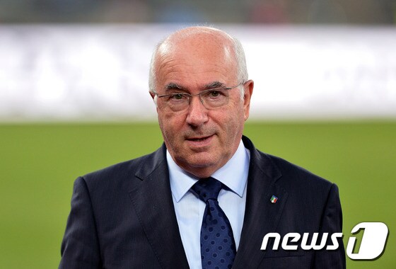 이탈리아 축구협회 카를로 타베치오 회장. © AFP=News1
