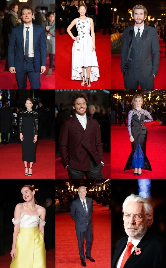 지난 10일 런던 레스터 광장에서 영화 '헝거게임 : 모킹제이' 프리미어가 개최됐다. © 배급사 롯데엔터테인먼트 제공