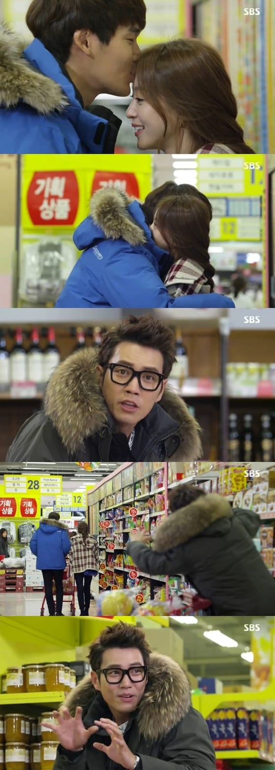 주상욱이 한예슬과 정겨운의 모습에 질투심을 드러냈다. © SBS ´미녀의 탄생´ 캡처