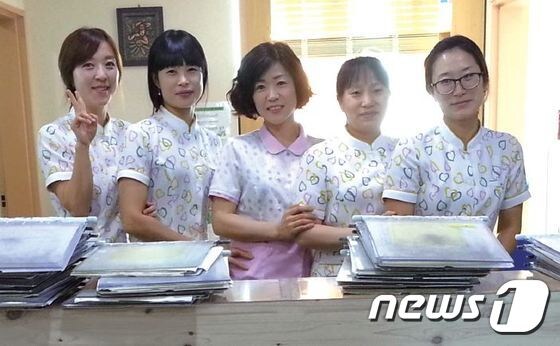 전북 익산의 연세요양병원에서 근무하는 간호사들. © News1