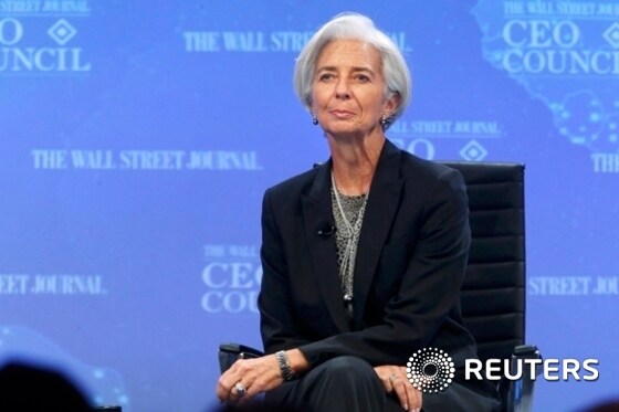 국제통화기금(IMF)의 크리스틴 라가르드 총재. 2015.7.6/뉴스1 © 로이터=뉴스1