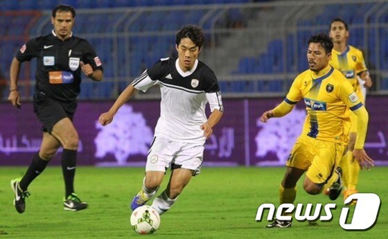 알 샤밥 박주영이 6경기 연속 득점포를 터트리지 못하며 침묵했다. © News1