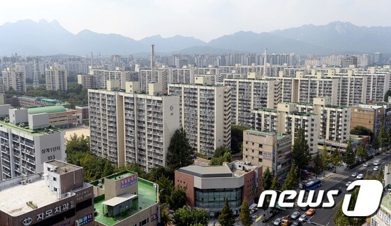 서울 노원구 상계동 일대 아파트 모습.(뉴스1 자료사진)© 뉴스1