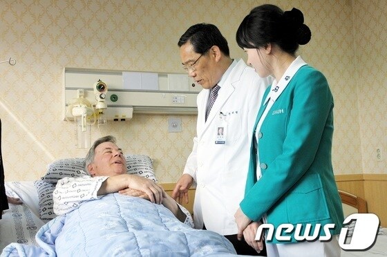 국내 의료기관에 입원한 외국인 환자./© News1