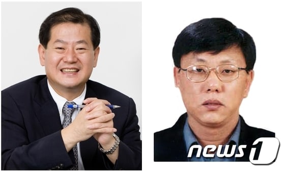왼쪽부터 남원우 교수, 이용민 박사© News1