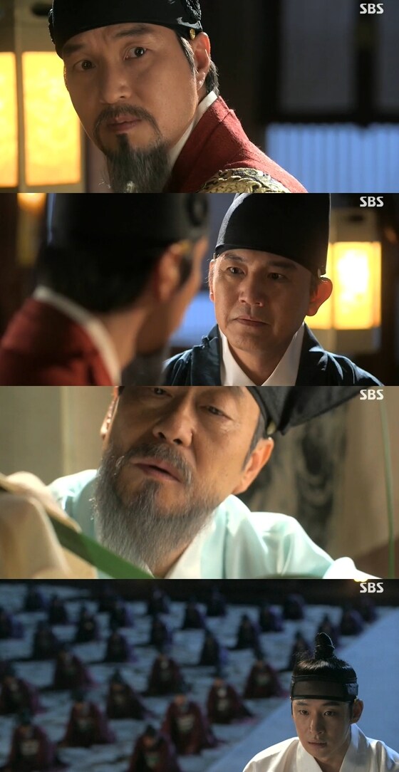 이제훈이 22일 방송된 SBS 월화드라마 '비밀의 문'에서 아버지 한석규에게 용서를 빌었다. © SBS '비밀의 문' 캡처