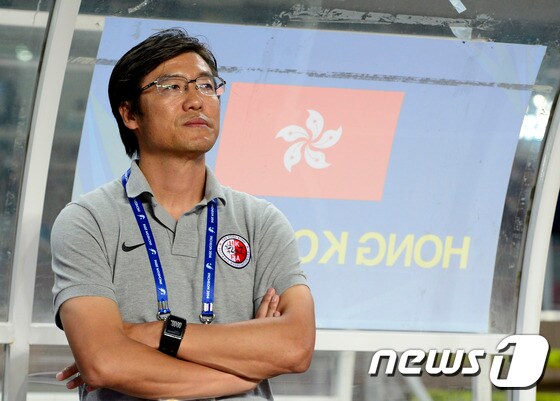 김판곤 홍콩 축구 국가대표팀 감독. © News1