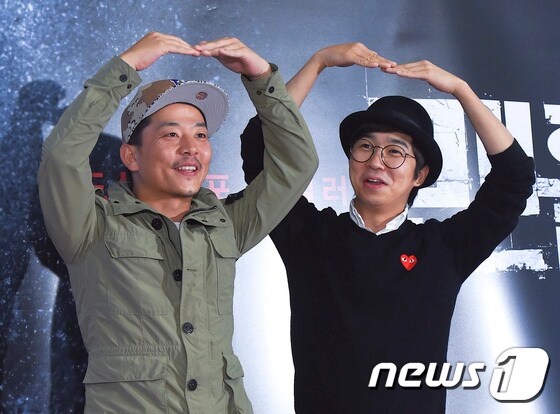 개그맨 김준호(왼쪽)와 홍인규. © News1