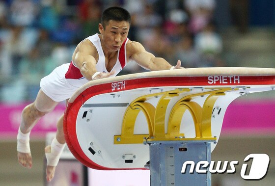리우데자네이루 올림픽에 출전하는 북한 기계체조 간판 리세광. /뉴스1 © News1 오대일 기자