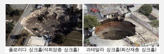 자연적 싱크홀 (사진=서울시 제공) © News1