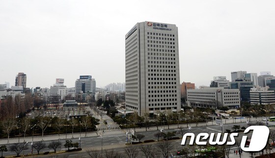 한국전력공사 삼성동 부지 전경/뉴스1 © News1 안은나 기자