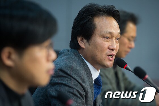 안민석 새정치민주연합 의원. 2015.1.19/뉴스1 © News1 유승관 기자
