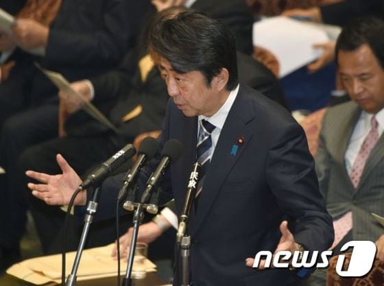 아베 신조 일본 총리  © AFP=News1
