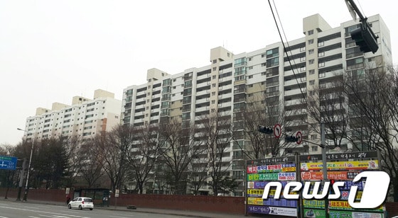 경기도 광명시 하안동 재건축 아파트 모습.(뉴스1 자료사진)© News1