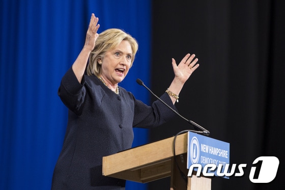 힐러리 클린턴 미국 민주당 대선후보. © AFP=뉴스1