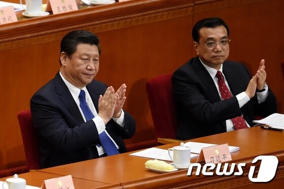 시진핑 중국 국가주석과 리커창 총리. © AFP=뉴스1
