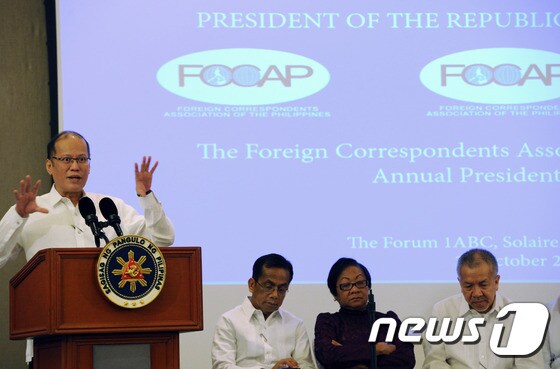 베니그노 아키노 필리핀 대통령. ©AFP=뉴스1