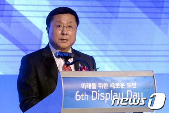 한상범 한국디스플레이산업협회장. © News1 안은나 기자