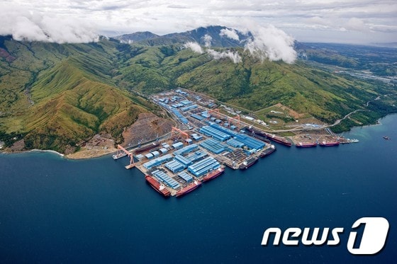 한진중공업 필리핀 수빅 조선소 전경.(사진제공=한진중공업)© News1
