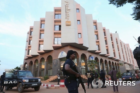 호텔 인질극이 벌어진 말리 바마코의 래디슨블루 호텔. © 로이터=뉴스1