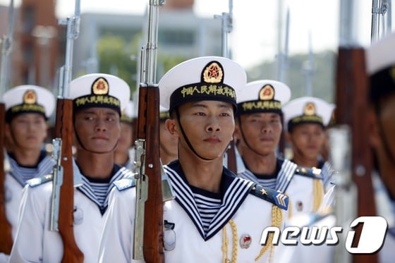 중국 해군 ©AFP=뉴스1
