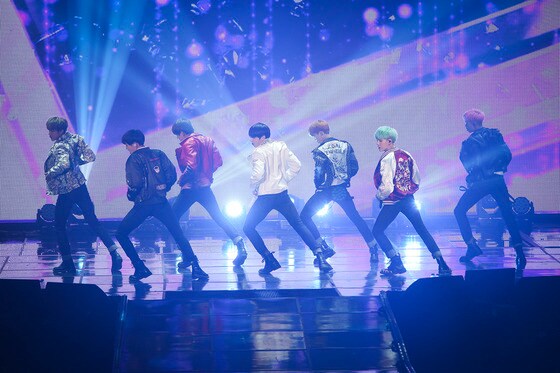 방탄소년단이 지난 28일 단독콘서트를 가졌다. © News1star/ 빅히트엔터테인먼트