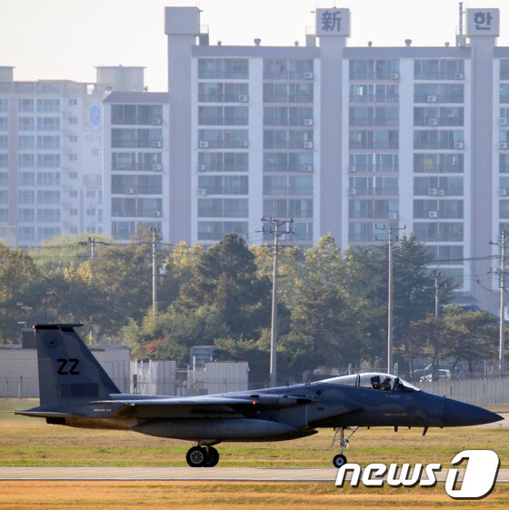 광주 광산구 제1전투비행단./뉴스1 © News1