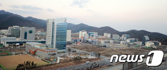 구 동구 신서동에 위치한 대구혁신도시 전경. /뉴스1DB
