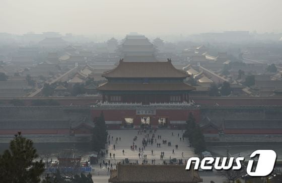 중국 베이징시 자금성. © AFP=뉴스1