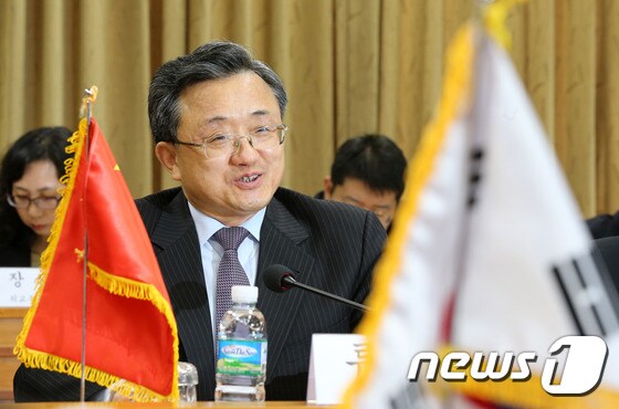 류전민 중국 외교부 부부장./뉴스1 © News1 구윤성 기자