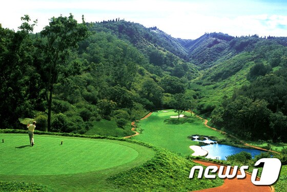라나이 섬에서는 하와이 골프 스타일의 진수를 맛볼 수 있다. 사진 제공/ 허니문리조트 © News1travel
