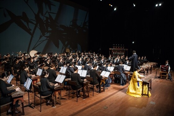 이화국악관현악단의 창단연주회가 성황리에 마무리됐다.© News1star / 이화여자대학교 음악대학 한국음악과