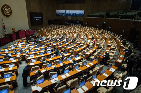 서울 여의도 국회 본회의장의 모습. 2015.2.12/뉴스1 © News1 유승관 기자