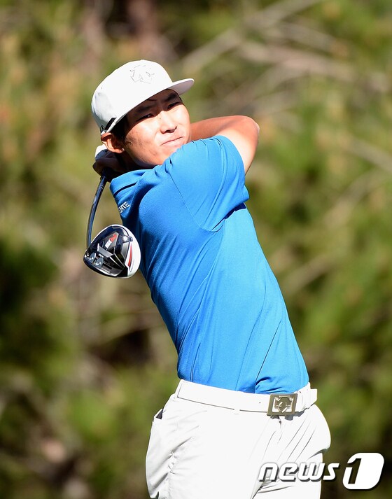 김민휘(23)가 PGA 푸에르토리코 오픈 2라운드에서 2오버파로 부진했다. © AFP=News1
