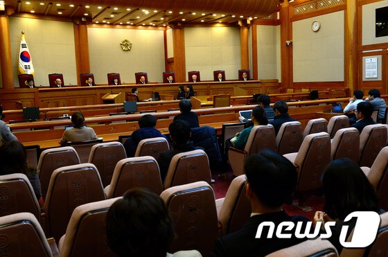 헌법재판소가 간통죄를 위헌으로 결정했다.© News1 박정호 기자