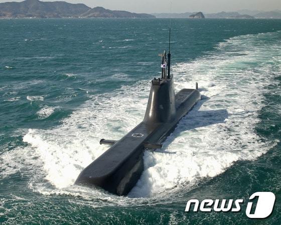 유관순함과 같은 기종인 214급 잠수함 (해군 제공)© News1