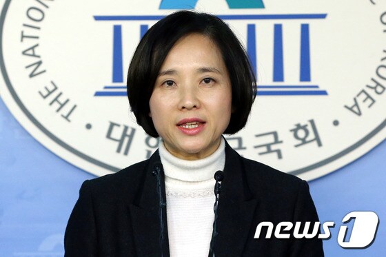 유은혜 새정치민주연합 대변인.2015.2.9/뉴스1 © News1 이광호 기자