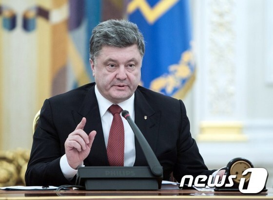 페트로 포로셴코 우크라이나 대통령.© AFP=뉴스1