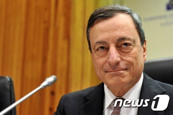 마리오 드라기 유럽중앙은행(ECB)  총재. © AFP=뉴스1