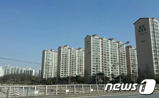 경기 용인시 수지구 죽전동 일대 아파트 단지 전경. © News1