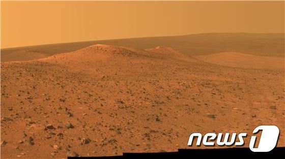 오퍼튜니티가 보내온 화성의 모습. (출처: 미 항공우주국) © News1